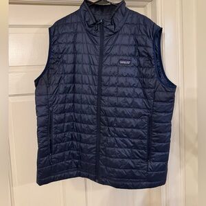 Patagonia Nano Puff Vest Navy Blue EUC